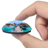 Belize San Pedro 3D Fridge Magnet Crystal Glass