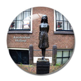 Netherlands Holland Anne Frank House Amsterdam 3D Fridge Magnet Crystal Glass