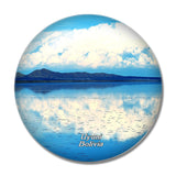 Salar de Uyuni Bolivia 3D Fridge Magnet Crystal Glass