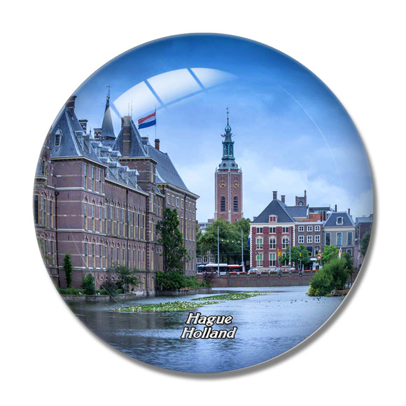 Netherlands Holland The Hague Holland Binnenhof 3D Fridge Magnet Crystal Glass