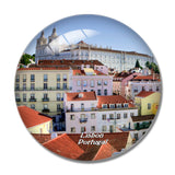 Portugal Alfama Lisbon 3D Fridge Magnet Crystal Glass