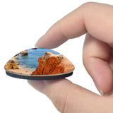 Portugal Algavre Sea 3D Fridge Magnet Crystal Glass