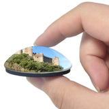 Portugal Almourol Castle 3D Fridge Magnet Crystal Glass