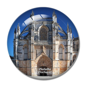 Portugal Batalha Tracery 3D Fridge Magnet Crystal Glass