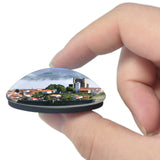 Portugal Braganca Castle 3D Fridge Magnet Crystal Glass