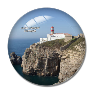 Portugal Cape Saint Vincent 3D Fridge Magnet Crystal Glass