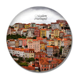 Portugal Coimbra 3D Fridge Magnet Crystal Glass