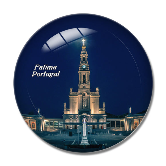 Portugal Fatima Sanctuary 3D Fridge Magnet Crystal Glass