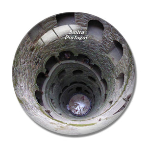 Portugal Initiation Well Sintra 3D Fridge Magnet Crystal Glass