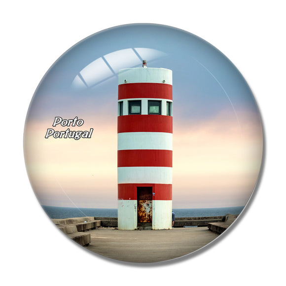 Portugal Lighthouse Porto 3D Fridge Magnet Crystal Glass