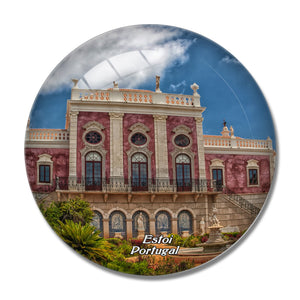 Portugal Palace Of Estoi 3D Fridge Magnet Crystal Glass