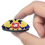 Russia Russian Flag 3D Fridge Magnet Crystal Glass