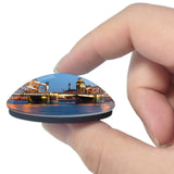 Russia St Petersburg Bridge 3D Fridge Magnet Crystal Glass