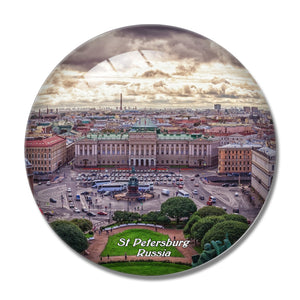 Russia St Petersburg Russia 3D Fridge Magnet Crystal Glass