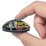 Russia Tram Moscow 3D Fridge Magnet Crystal Glass