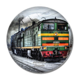 Russia Tram Moscow 3D Fridge Magnet Crystal Glass