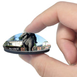 Russia Victory Memorial Myshkin 3D Fridge Magnet Crystal Glass