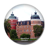 Sweden Gripsholm Castle Mariefred 3D Fridge Magnet Crystal Glass