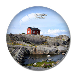 Sweden Soderskar Lighthouse 3D Fridge Magnet Crystal Glass