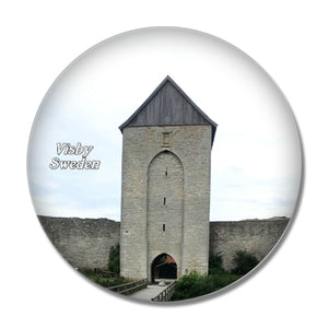 Sweden Visby  Wall 3D Fridge Magnet Crystal Glass