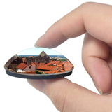 Sweden Visby 3D Fridge Magnet Crystal Glass