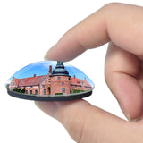 Sweden Vittskovle Castle Kristianstad 3D Fridge Magnet Crystal Glass