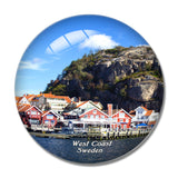 Sweden West Coast 3D Fridge Magnet Crystal Glass