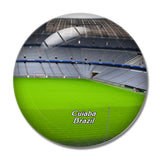 Brazil Arena Pantanal Cuiaba 3D Fridge Magnet Crystal Glass