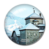 Switzerland Silvaplana 3D Fridge Magnet Crystal Glass