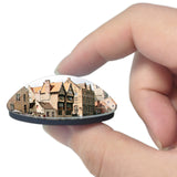 Belgium Belfry Tower Bruges 3D Fridge Magnet Crystal Glass