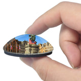 Belgium Brugge Markt Square 3D Fridge Magnet Crystal Glass