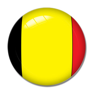 Belgium Flag 3D Fridge Magnet Crystal Glass