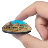 Belgium Ghent Promenade 3D Fridge Magnet Crystal Glass