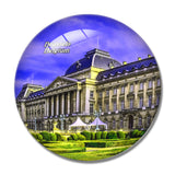 Belgium Royal Palace Brussels 3D Fridge Magnet Crystal Glass