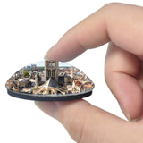 Belgium Saint-Nicolas Church Ghent 3D Fridge Magnet Crystal Glass