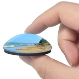 Brazil Beach Maceio 3D Fridge Magnet Crystal Glass