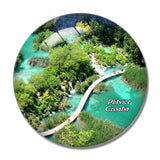 Croatia Plitvice Lakes 3D Fridge Magnet Crystal Glass