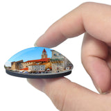 Croatia Trogir Historic Center 3D Fridge Magnet Crystal Glass