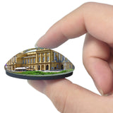 Croatia Zagreb National Theater 3D Fridge Magnet Crystal Glass