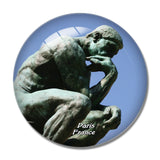 France The Thinker Rodin Museum Pairs 3D Fridge Magnet Crystal Glass