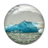 Iceland Glacier Lagoon Jokulsarlon 3D Fridge Magnet Crystal Glass