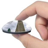 Iceland Hallgrimskirkja Reykjavik 3D Fridge Magnet Crystal Glass