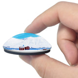 Iceland House 3D Fridge Magnet Crystal Glass