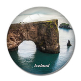 Iceland Rock 3D Fridge Magnet Crystal Glass