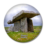 Ireland Burren Dolmen New Stone Age Tomb 3D Fridge Magnet Crystal Glass