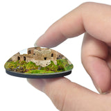 Ireland Dunlunce Castle 3D Fridge Magnet Crystal Glass