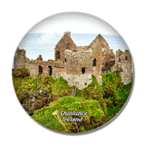 Ireland Dunlunce Castle 3D Fridge Magnet Crystal Glass