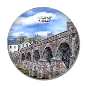 Ireland Newport Ireland 3D Fridge Magnet Crystal Glass