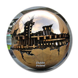 Ireland Sphere Dublin 3D Fridge Magnet Crystal Glass