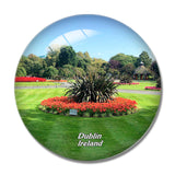 Ireland St Stephens Green Dublin 3D Fridge Magnet Crystal Glass